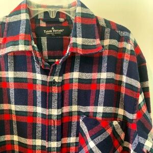 Tailor Vintage Men's XL Multicolor Plaid Shirt